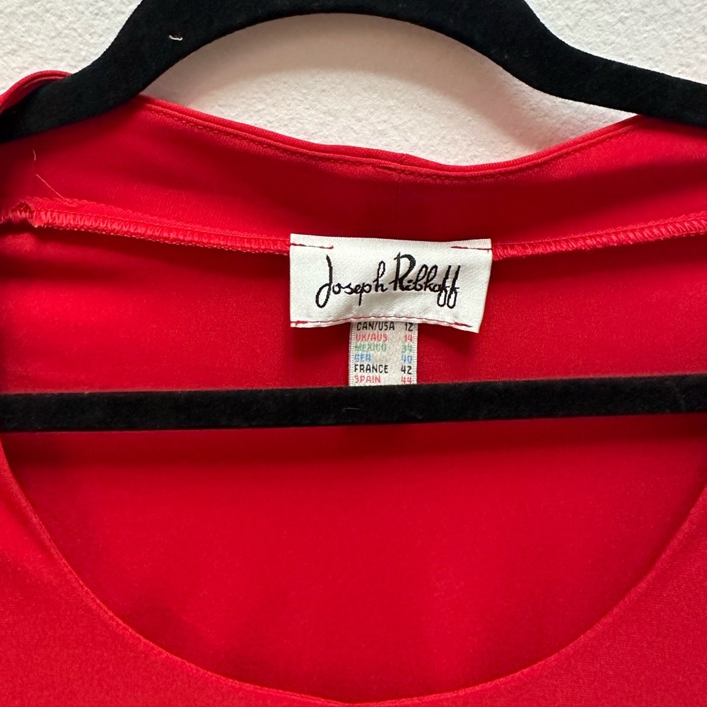 Joseph Ribkoff Red Blouse - Picture 6 of 6